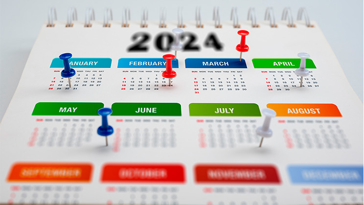 Calendario económico para planificar tus finanzas en 2024